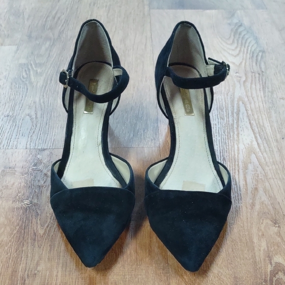 Louise et Cie Women's Black Suede Heels - Picture 4 of 12